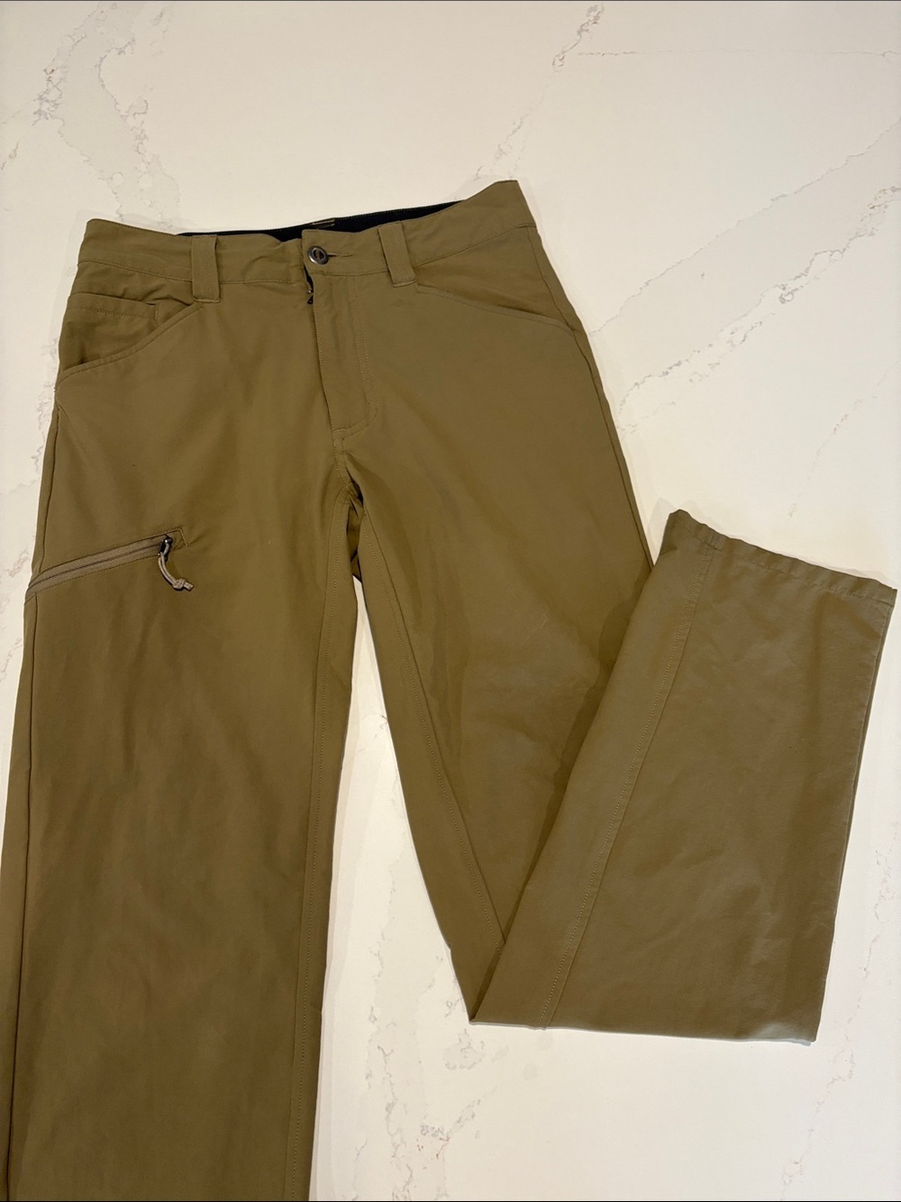 Patagonia Tan Outdoor Chinos Cargo Outdoor Nylon Pants Size 28